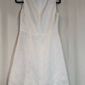 Evan Picone Sleeveless White Dress